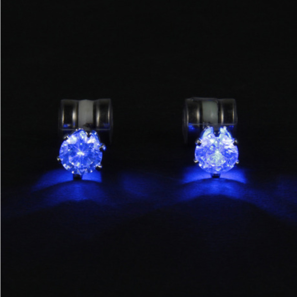 Festival Earrings - Blue LED